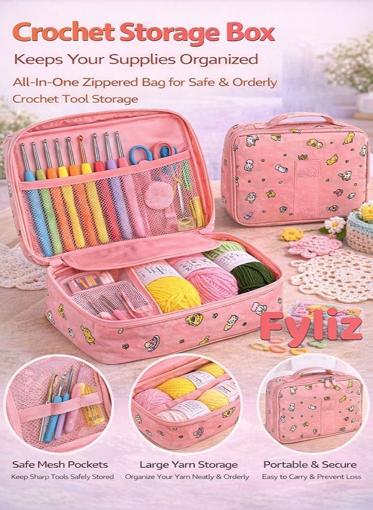 Fyliz Crochet kit, 59 pieces, Multicolor - Image 2